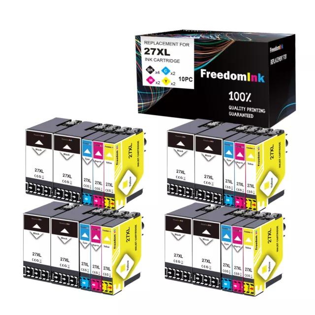 20x Tinte Drucker Patronen für EPSON 27XL WF3620WF WF3640DTWF WF7110DTW WF7700..