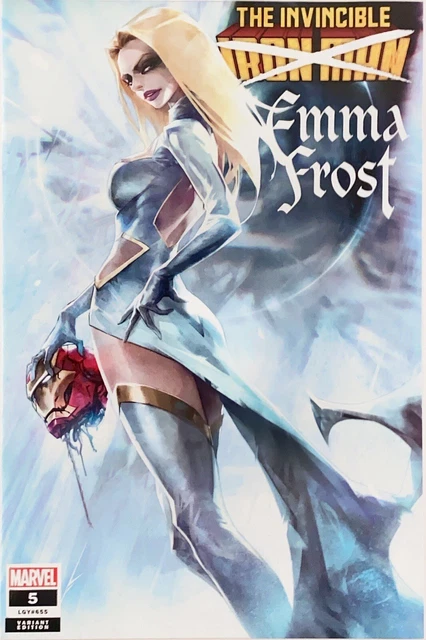 Invincible Iron Man #5 Emma Frost Ivan Tao Exclusive Variant Ltd to only 555 COA
