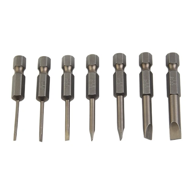 Cacciavite portatile bit nutdrivers SL1.6 2.5 3.0 4.0 5.0 6,35 mm gambo