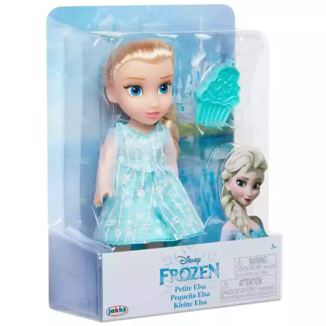 Disney Frozen Petite Elsa Doll With Outfit , Pair Of Shoes & Comb Gift For Girls