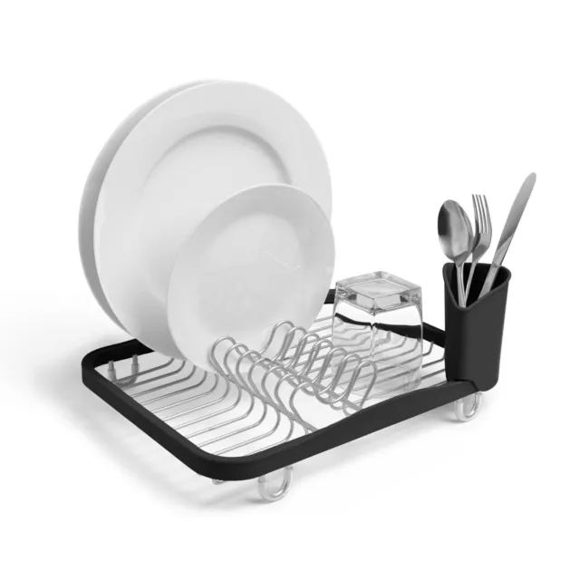 Umbra Sinkin Dish Rack Cutlery Holder Fits In Sink Modern Designer