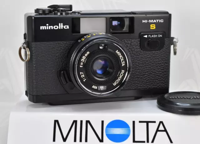 [Near MINT] Minolta Hi-Matic S Point & Shoot 35mm Film Camera From JAPAN