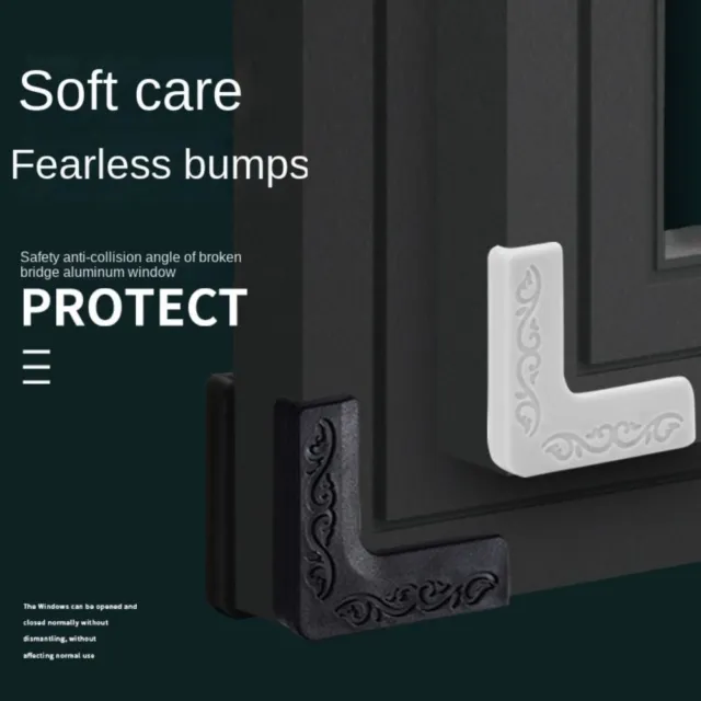 10 pcs Soft Window Anti-collision Angle Protection Edge Bumper  Toddler