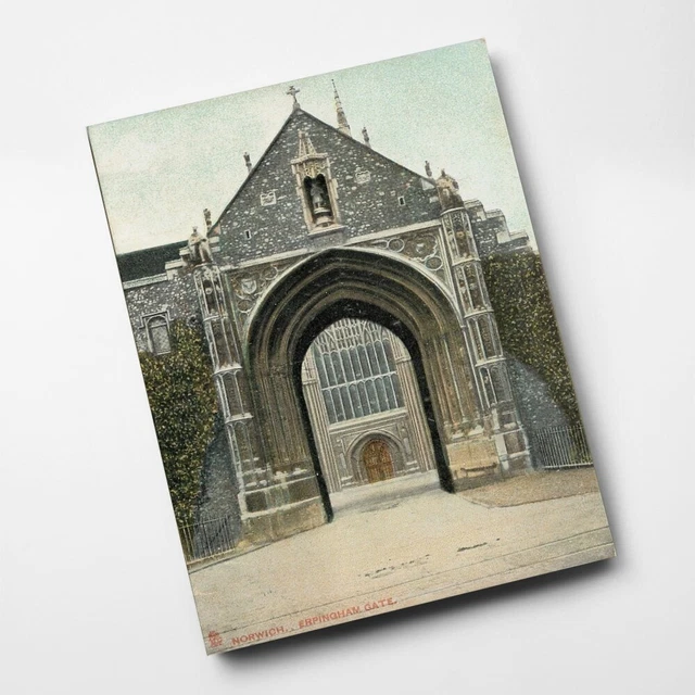 A3 PRINT - Vintage Norfolk - Norwich. Erpingham Gate