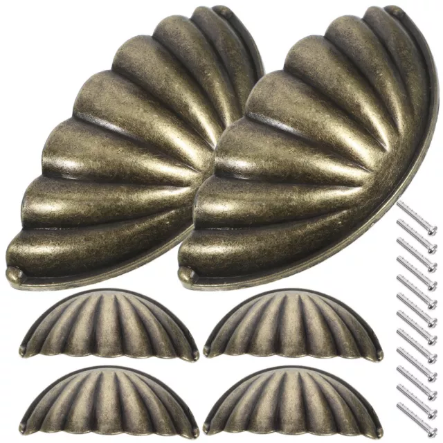 Beach Shell Cabinet Handles Cupboard Drawer Wardrobe Knobs Nautical Dresser-PJ