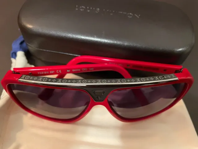 LOUIS VUITTON EVIDENCE Millionaire Sunglasses RARE ORIGINAL red/silver  Pharrell $1,299.00 - PicClick