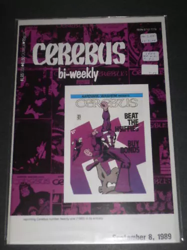 Cerebus Bi-Weekly #21 VFNM Aardvark Vanaheim September Sept 1989
