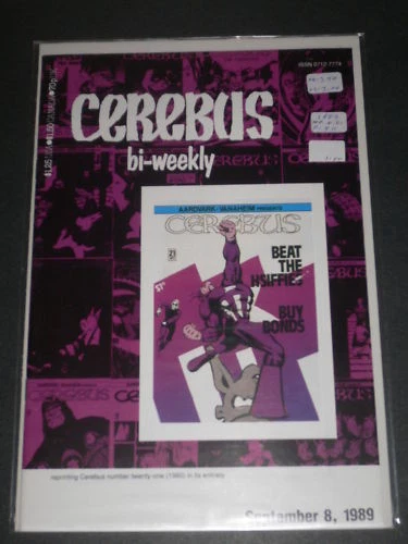 Cerebus Bi-Weekly #21 VFNM Aardvark Vanaheim September Sept 1989