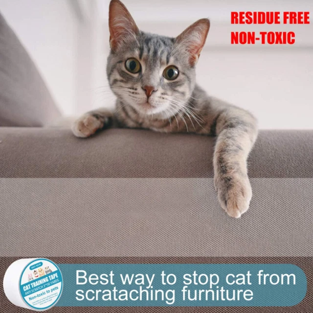 (As Shown)Scratch Deterrent Training Tape Protect Furniture From Cats Wood