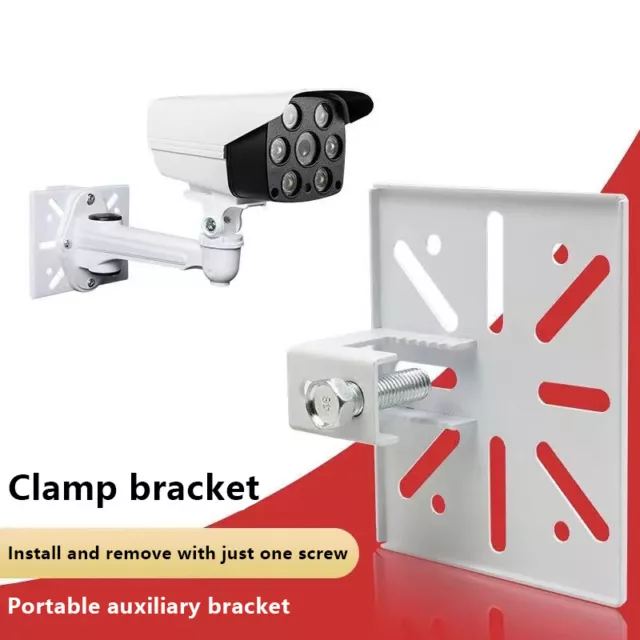 Adattatore montaggio palo verticale staffa di montaggio a parete per telecamera di sicurezza CCTV*jy