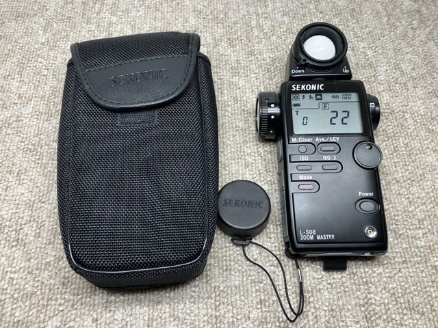 SEKONIC L-508 Zoom Master Digital Light Exposure Meter JAPAN Check Images Junk