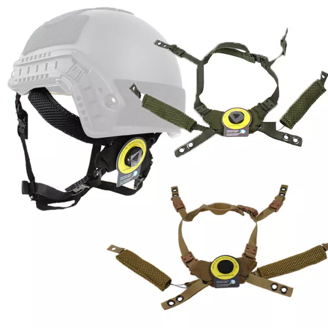 Tactical Adjustable Dial Suspension System Chin Strap for FAST MICH Wendy Helmet