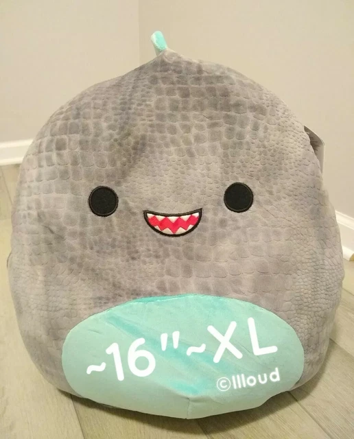 SQUISHMALLOWS OFFICIAL KELLYTOY Plush 16 inch Huey The TRex Dino New