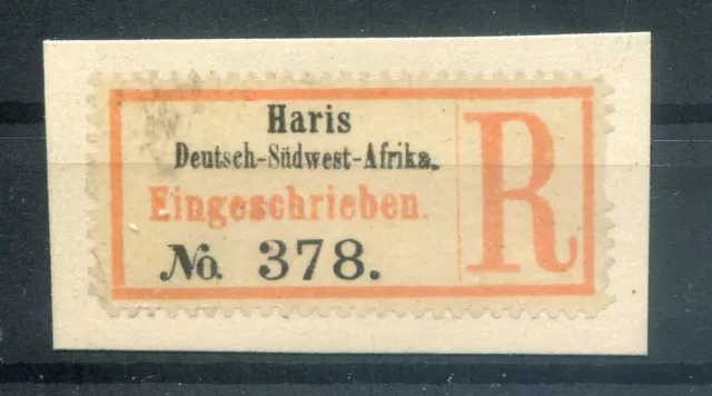 Dswa Einschreibzettel R-Zettel Haris (Aa3298