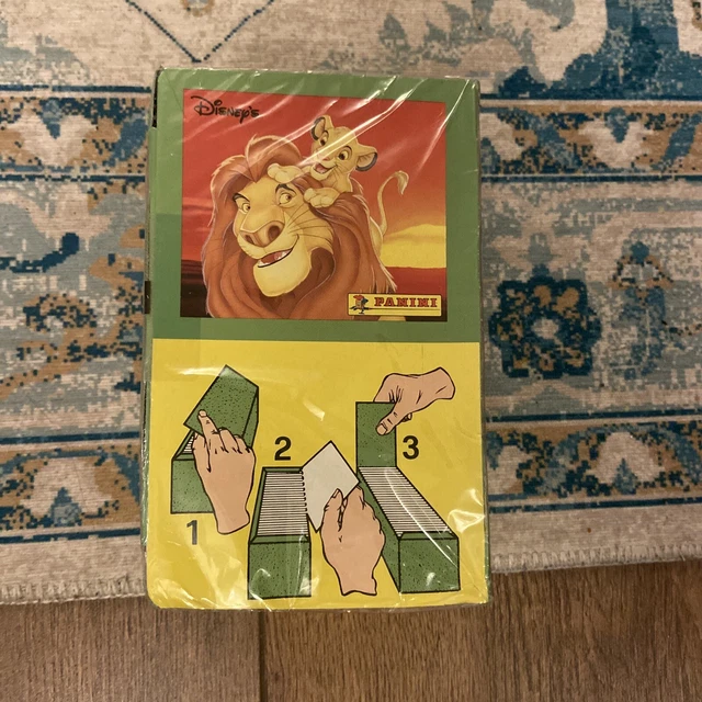 PANINI LION KING vintage 1994 sticker collection 100 pack factory