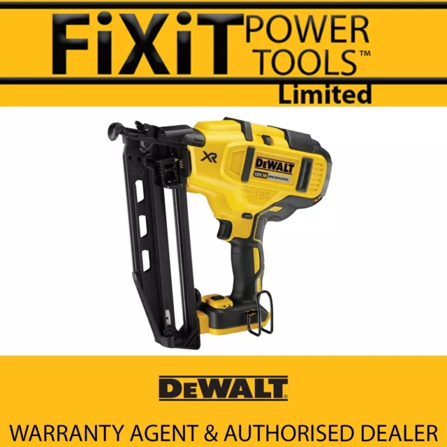 DeWalt DCN660N 18V XR BL 16GA Second Fix Angled Nailer Bare Unit Framing RW