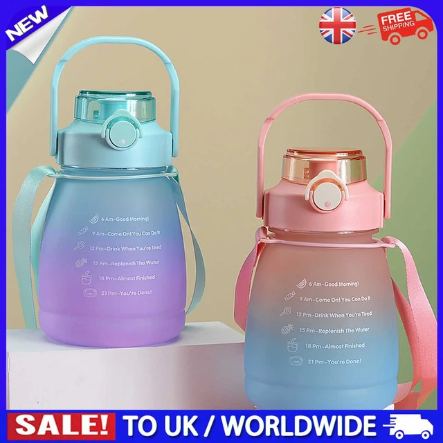 C# 1300 ml copa de vientre grande tipo paja a prueba de fugas regalos color degradado para el hogar exterior