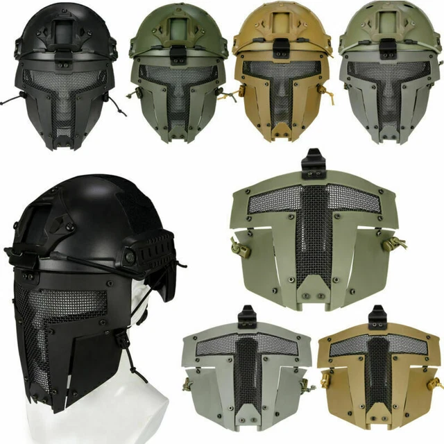 TACTICAL AIRSOFT SPT Steel Mesh Full Face Mask Sparta Tactical Mask