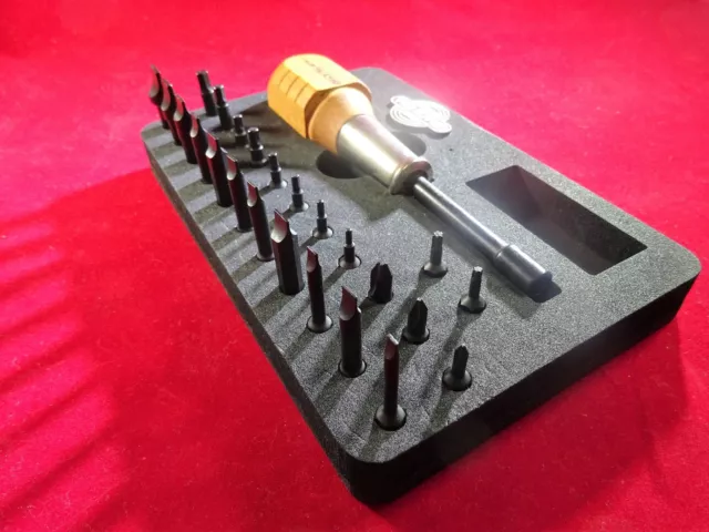 GRACE USA MT-24 Gunsmith 24 Bit Magnetic Tip Screwdriver & Stand Set USA MADE 2