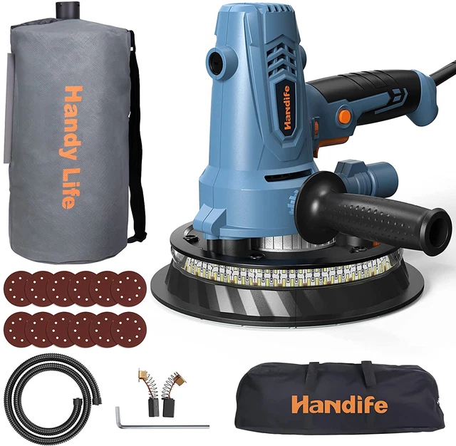 Handheld Drywall Sander 7A 800W Electric Sander for Drywall 5 Variable Speed 120