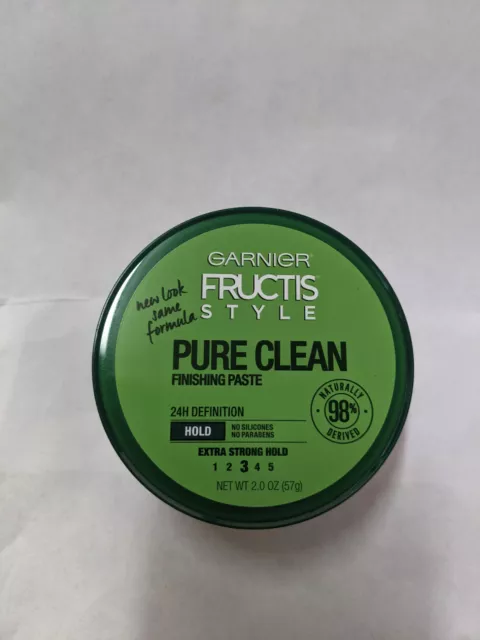 2 PACK Garnier Fructis Style Pure Clean Finishing Paste, 2.0 Ounce