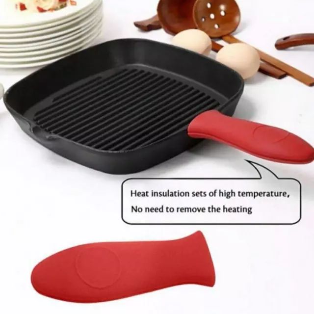 Pot Holder Cast Iron Skillet Silicone Handle Cover NICE Pan