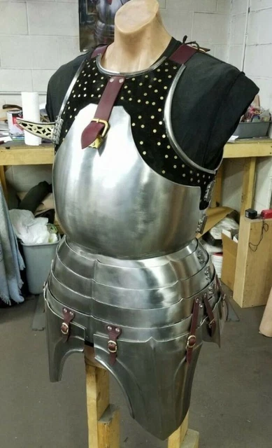 Medieval Armor Breastplate Jacket Handmade & Adjustable Half Body Armor