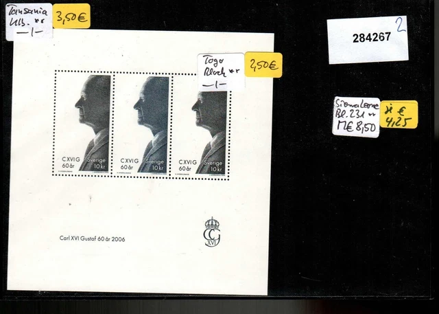 101882 / Dänemark BLOCK ROYAL  ** MNH
