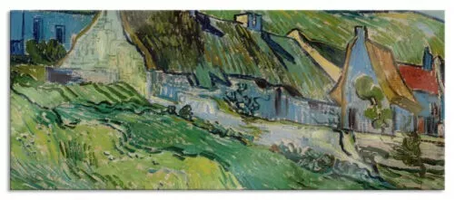 Vincent Van Gogh - Campo de Trigo Con Bauer Panorama Imagen, Incl. Soporte Pared