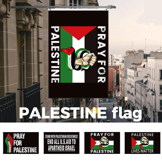 Free Palestine Aufkleber 20 Stück - 12x4cm Vinyl Sticker Für Auto, Laptop & Skateboard