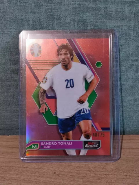 Topps Finest Euro 2024 Sandro Tonali 48/75