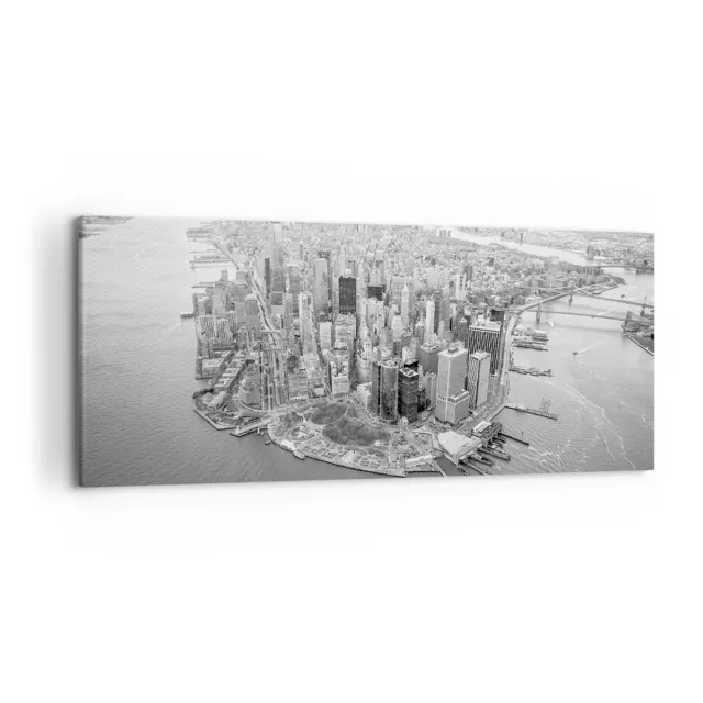 Impression sur Toile 120x50cm Tableaux Image Photo New York Paysage Architecture