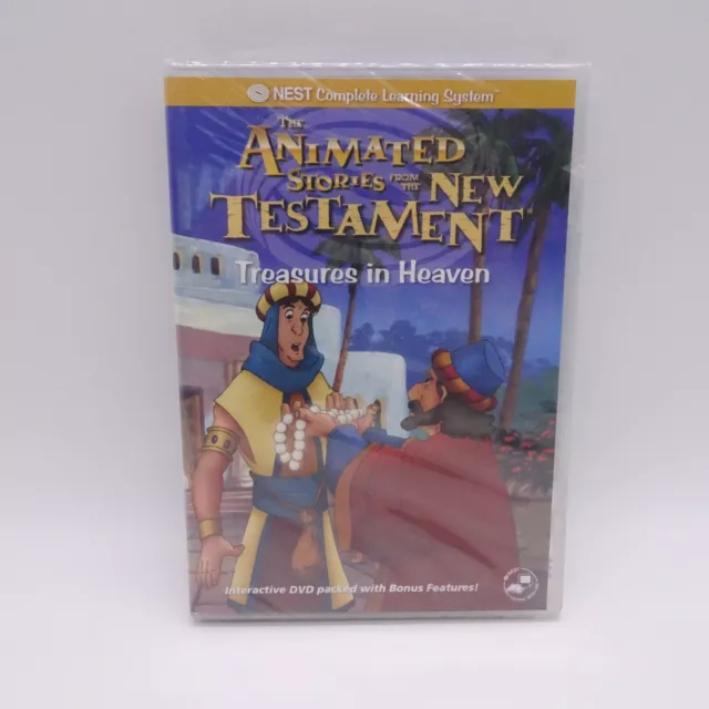 Animated Stories from the New Testament: Treasures in Heaven (DVD) New Sealed