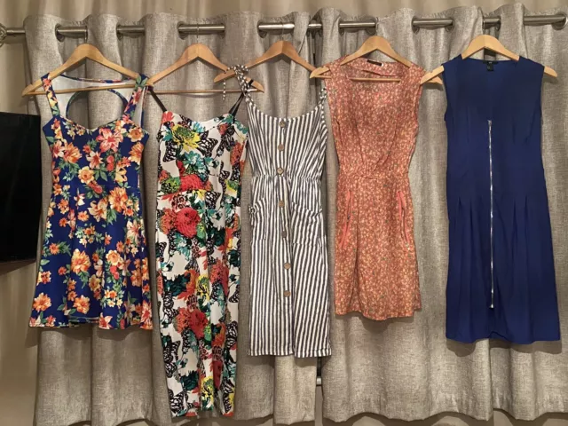 Summer Dress Bundle Size 8-10 Including River Island Cardigan (size 8)