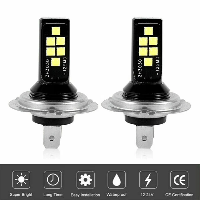 Dc 9-32V LED Phare 15000lm / Set Feu Anti Brouillard 360Degree 6500K 15000LM