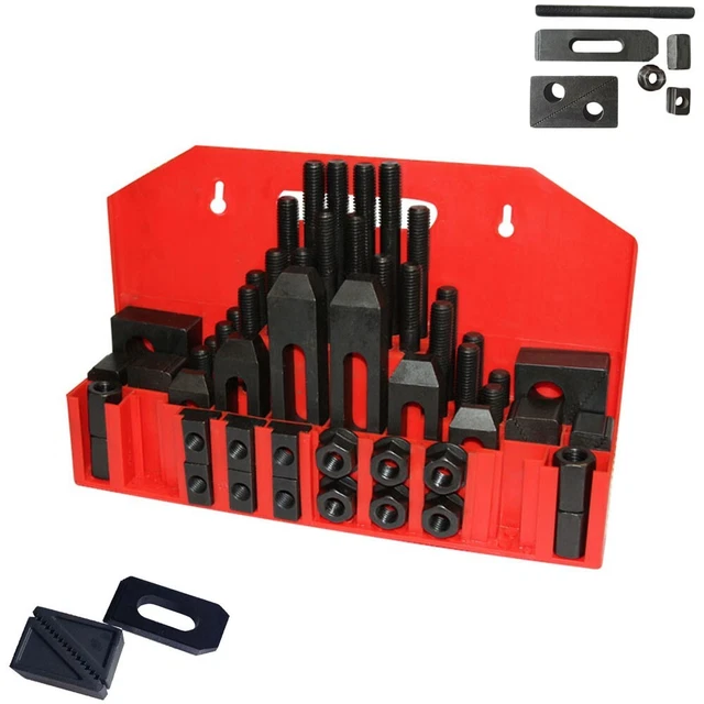 1/2Inch CNC fot Milling Machine Accessories Kit Tool Fixture Set of 58 Pieces