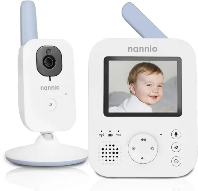Baby Monitor Hero2 Video Baby Monitors with Camera and Audio, Two-Way Talk, Auto