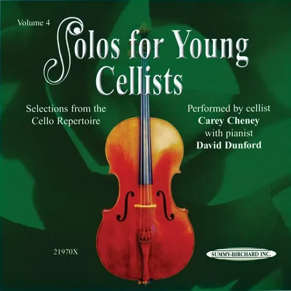 Suzuki Solos Young Cellists 4 (acc CD) Cello, Piano   Cheney, Carey