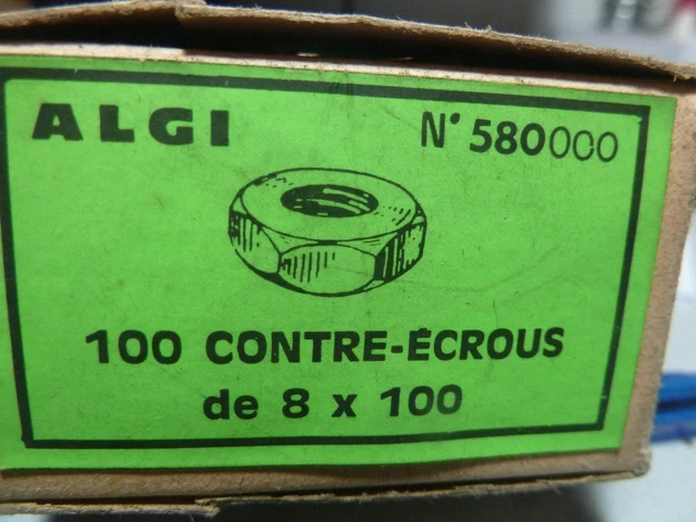 Contre-écrous Moyeu 9mm Vintage NOS (x2) - Pièces Anciennes Pour Vélo, Stock Jamais Monté