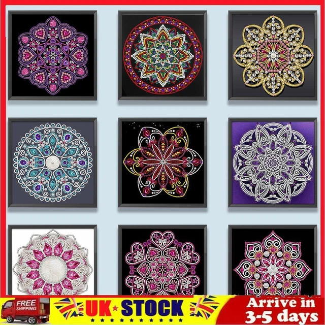 5D DIY Partial Special Shaped Drill Diamond Painting Mandala Home Decor