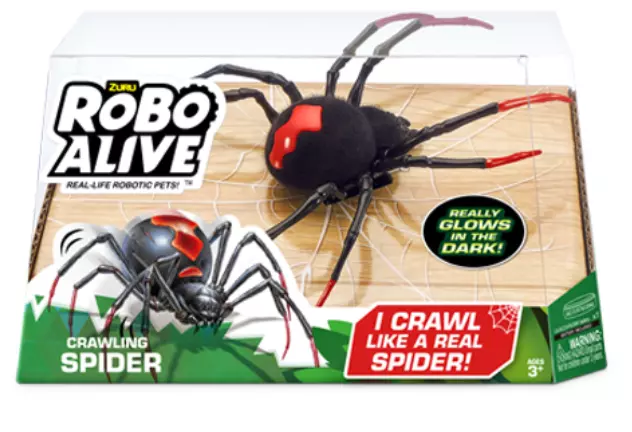 Zuru Robo Alive Real Life Robotic Pets Crawling Spider Glows In The Dark Crawl 3