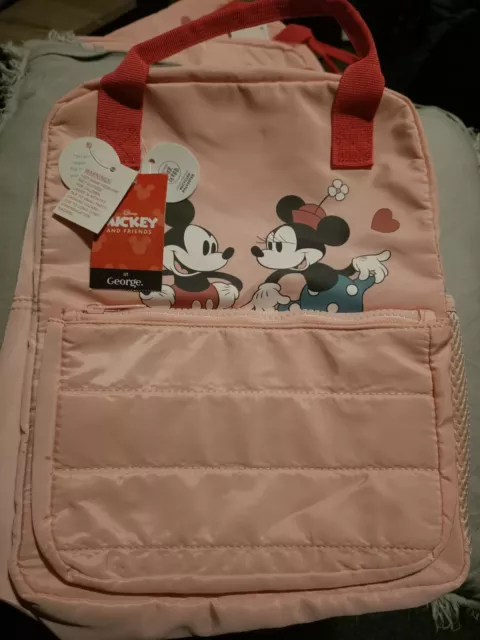 Backpack school. Disney. Minnie and Mickey mouse,  Suitable for ages 3 +