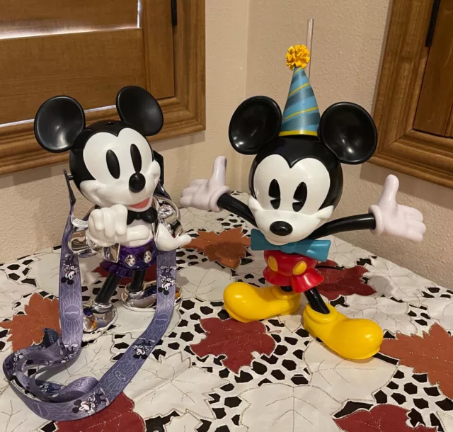 Disney Parks 2023 100th Years Anniversary Mickey Mouse Sipper AND 90th Birthday