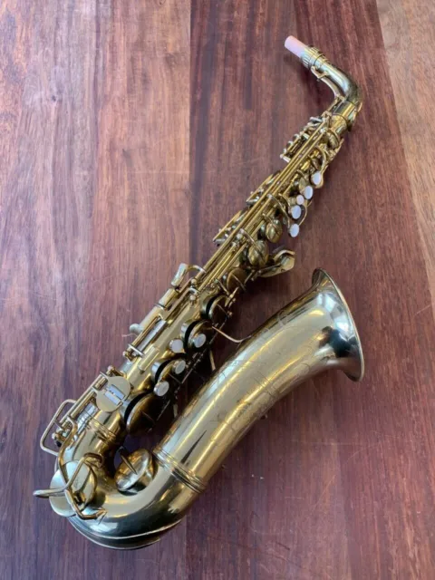 VINTAGE CONN 6M LADY FACE Saxophone - Nr. 327816 - BLACK PAD Repadded PERFECT
