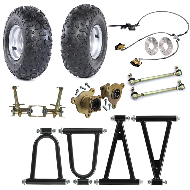 ATV QUAD GOKART 3 Stud Wheel,Hub,Steering Spindle,Front Suspension