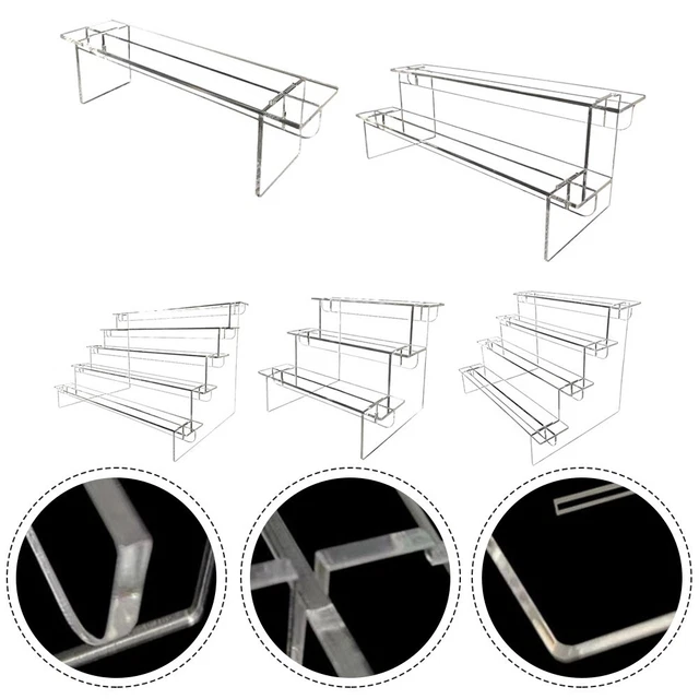 Support d'affichage acrylique pratique et facile à assembler pour figurines et