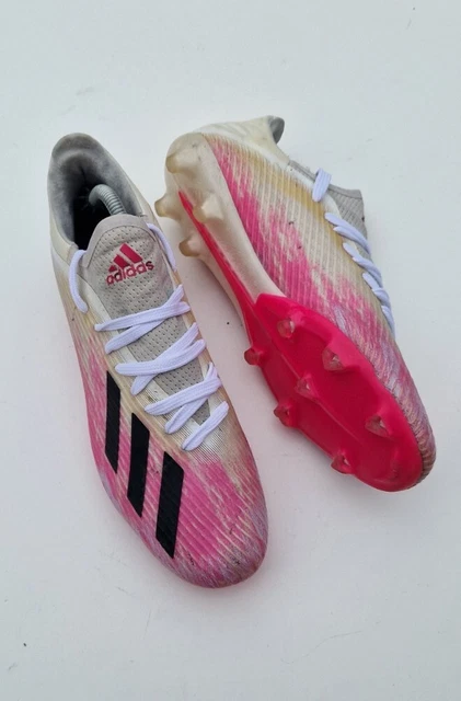 adidas x 19.2 fg white black shock pink