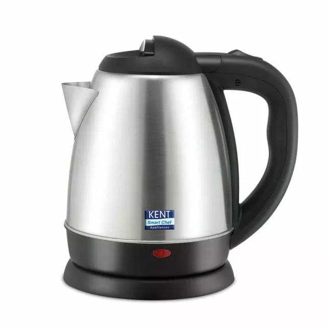 Kent Acier Inoxydable Bouilloire Café Thé Eau Chaude Maker 1.8L Puissance 1500 W 3