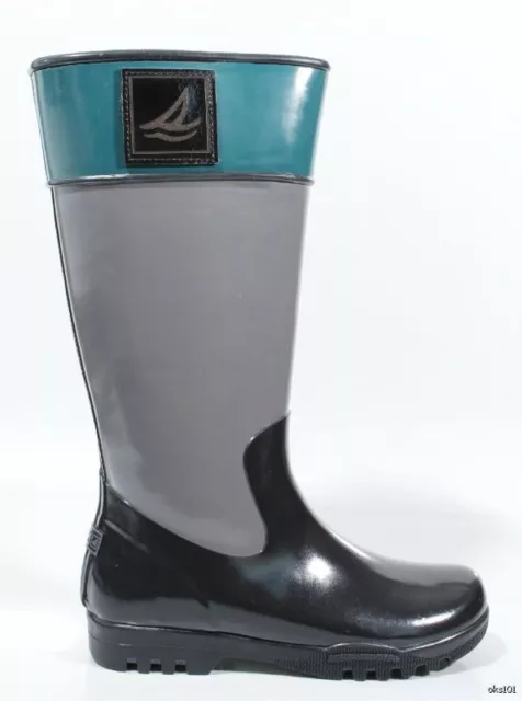 new SPERRY Top-Sider black grey fleece-lined SNOW RAIN BOOTS 5 'Pelican' BEST new SPERRY Top-Sider black grey fleece-lined SNOW RAIN BOOTS 5 'Pelican' BEST
