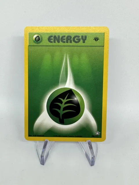 Pokémon TCG Grass Energy Neo Genesis 108 Regular 1st Edition Common